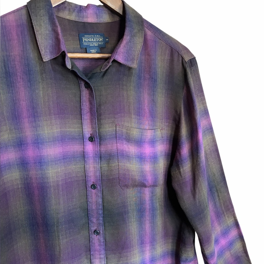 Pendleton Button Front Long Sleeve Shirt - image 2